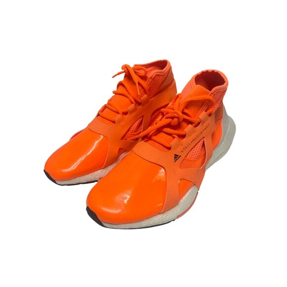 Adidas Bright Orange Stella McCartney Ultraboost 21 Running Shoes - Picture 2 of 11